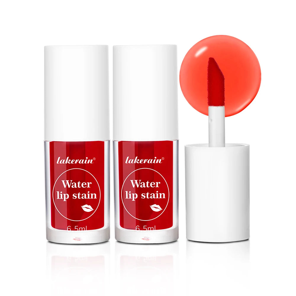 Lakerian Water Lip Stain Moisturizing Lip Glaze Long Lasting Lip Ink Face Lip Dual Purpose Waterproof Liquid Cosmetics Makeup Oasis Select 4x2 piece