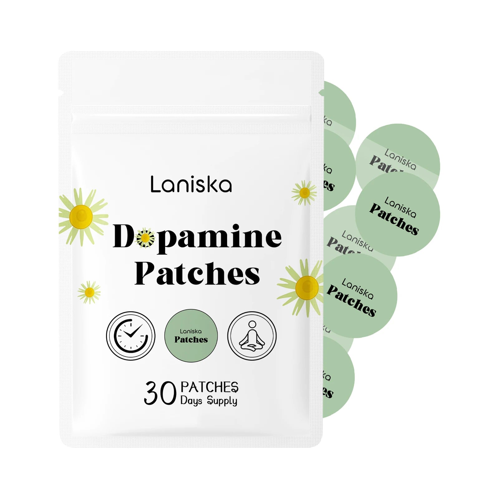 Dopamine Body Patches – Hyaluronic Acid & Mint Herbal Skincare
