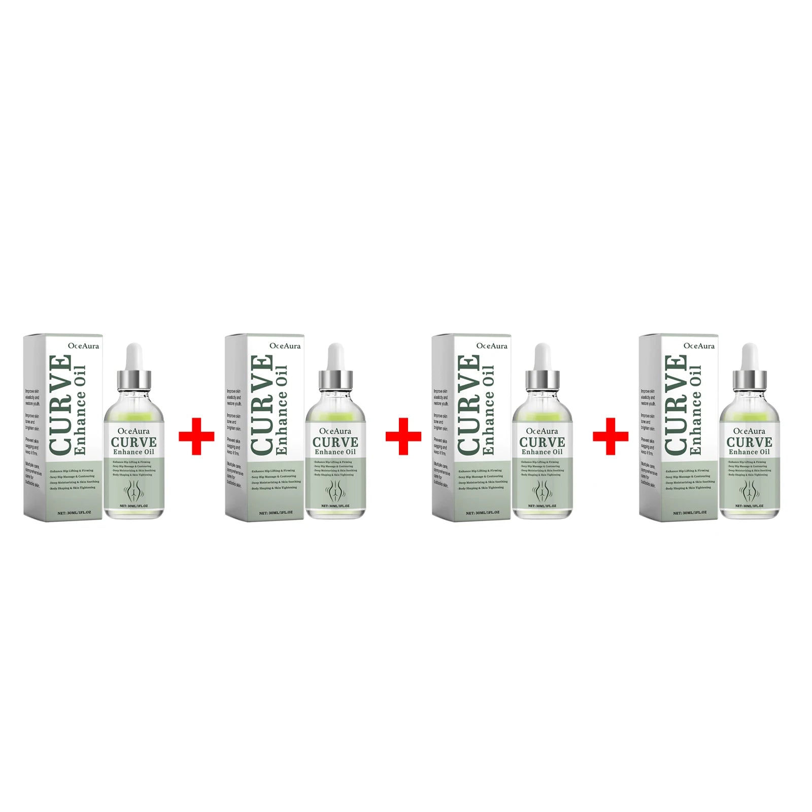 Buttock Enlargement Oil Butt Lift Up Firming Shaping Increase Hip Breast Plump Growth Anti Sagging Moisturizer Sexy Body Care Oasis Select 4pcs