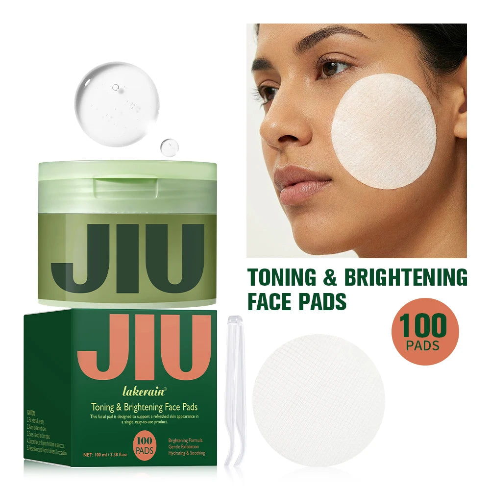 Snail Mucin Toner Pads 100ct | Brightening & Hydrating Face Pads