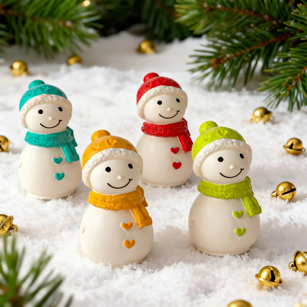 DIY Christmas Snowman Silicone Mold Scented Candle Scarf & Coat Snowman Plaster Resin Drip Mold Oasis Select