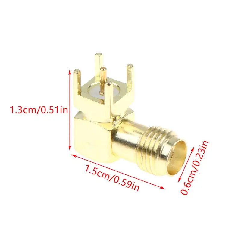 10/20 connector sockets 90 degree SMA-KWE angle type SMA RF angle type four pin SMA female connector W external thread Oasis Select