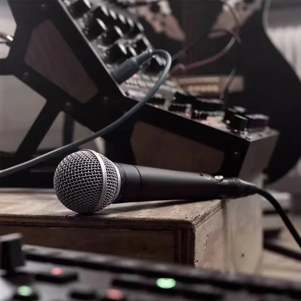 AyeBeau Wired Dynamic Karaoke Microphone | PC & Live Streaming