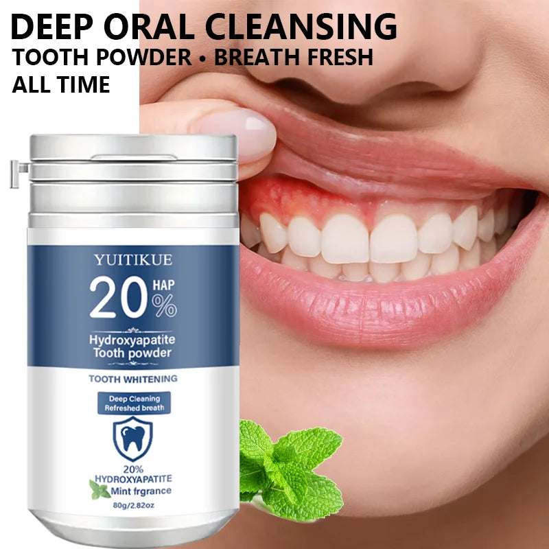 Hydroxyapatite Tooth Powder – Mint Deep Cleansing White Teeth