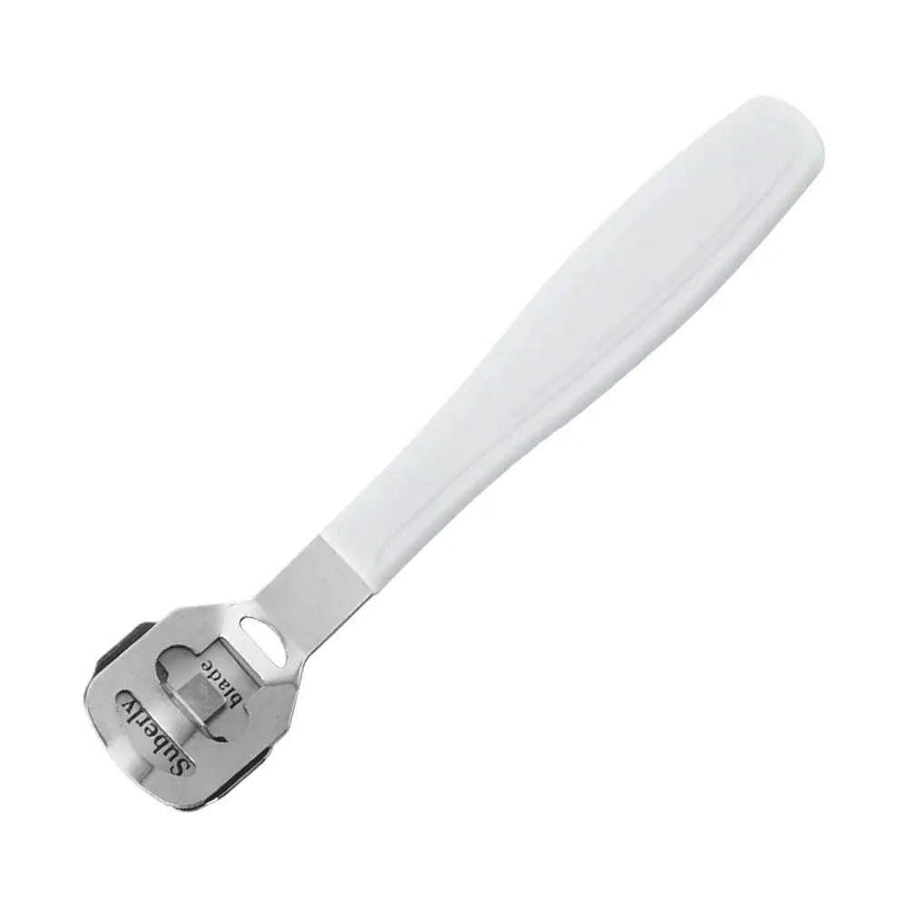 Stainless Steel Callus Shaver Pedicure Razor for Feet Callus Shaver Oasis Select white
