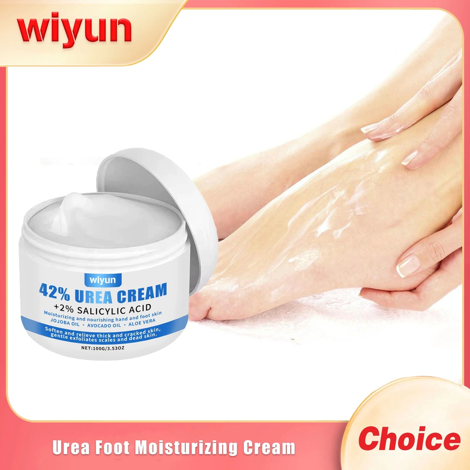 Urea Foot Cream Softens Moisturizes Skin Relieves Dryness Anti Drying Cracked Heel Exfoliates Deeply Penetrates Foot Cream Oasis Select