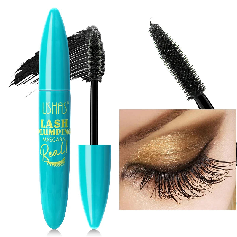 USHAS 4D Waterproof Fiber Mascara – Lengthening & Long Lasting