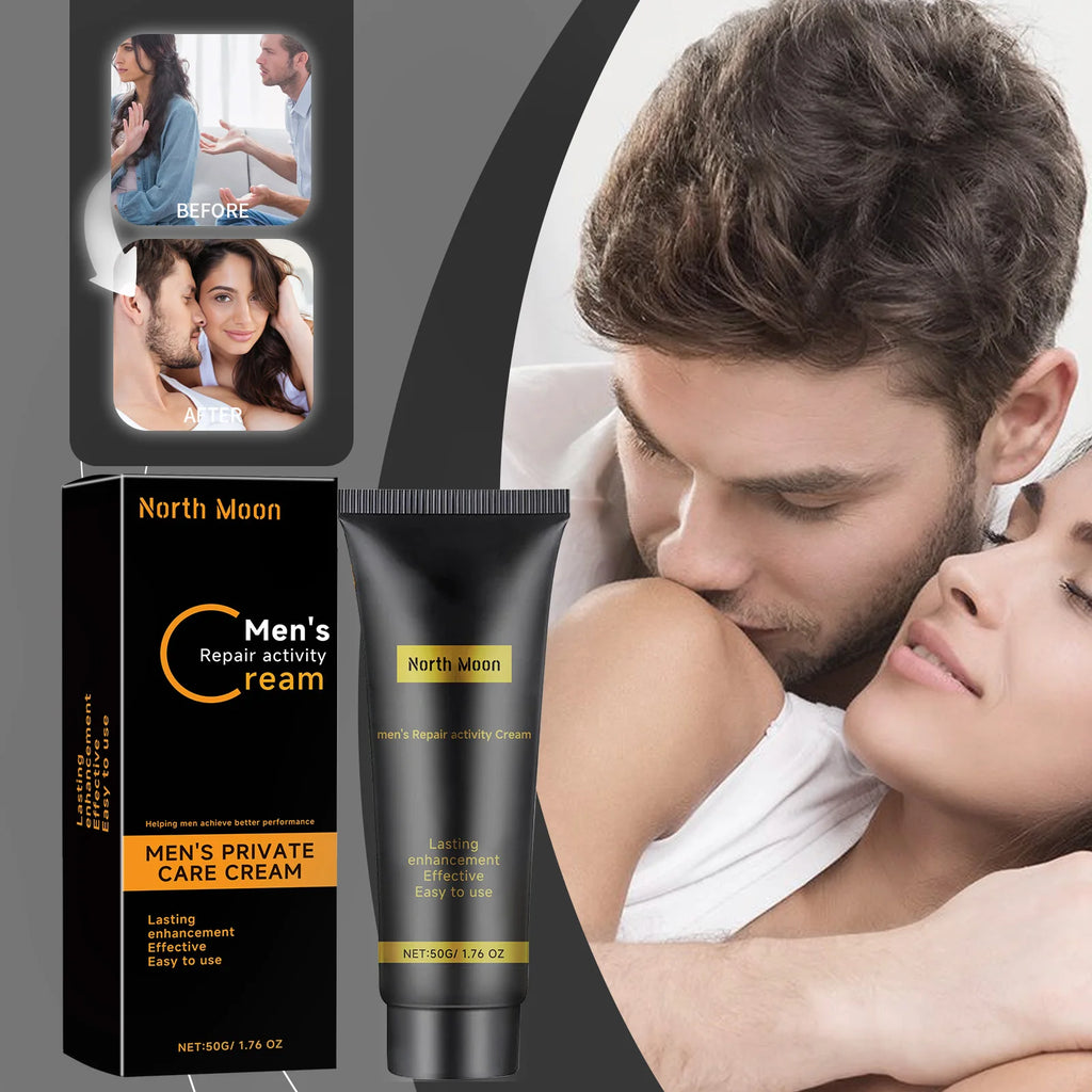 Men's Body Care CreamMen's Endurance Boosting Body Massage CreamLong-Lasting Strengthening & Invigorating Care Cream Oasis Select
