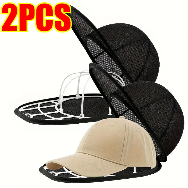 Hats Washing Machine Hat Washing Protector Hat Cleaning Machine Washable Laundry Bag Anti-Deformation Secure Hat Storage Solutio