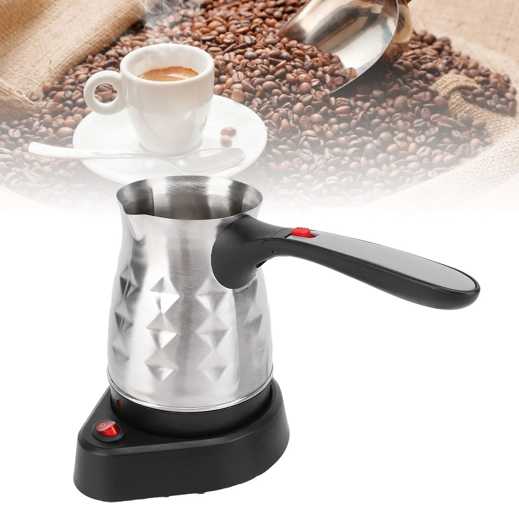 Stainless steel electric coffee pot Turkish household small hand-brewed coffee machine pot electric hot coffee pot Oasis Select