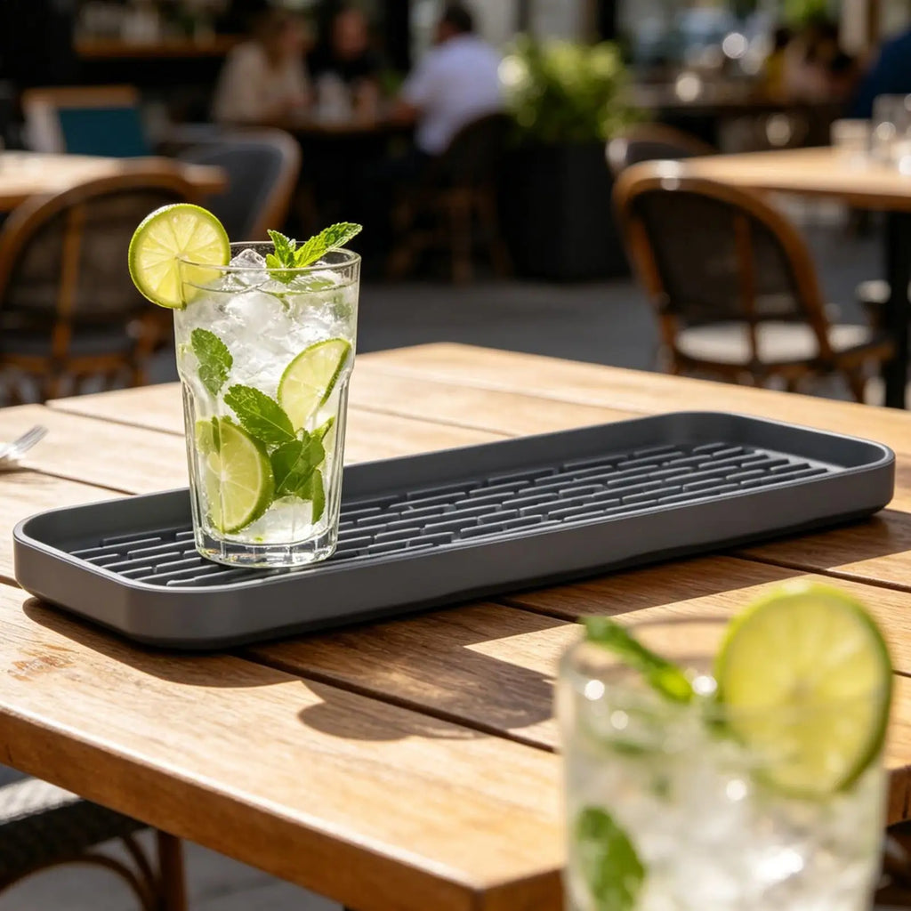 Silicone Non-Slip Drip Tray Mat – Kitchen & Bar Counter Pad