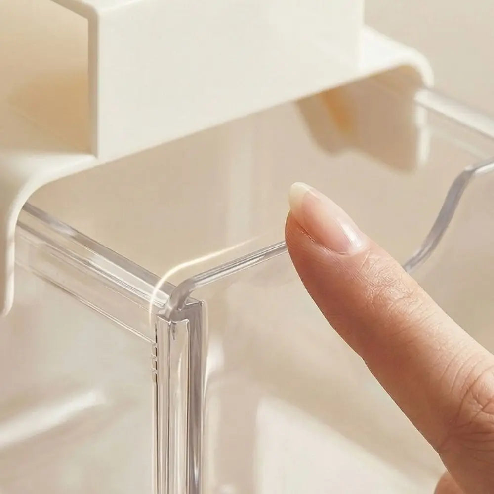 Wall Mounted Drawer Storage Box – Makeup & Q-Tips Organizer