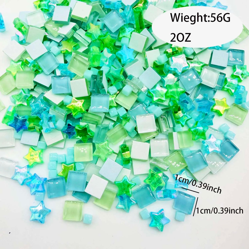 Colorful Crystal Mosaic Tiles – DIY Stained Glass & Crafts