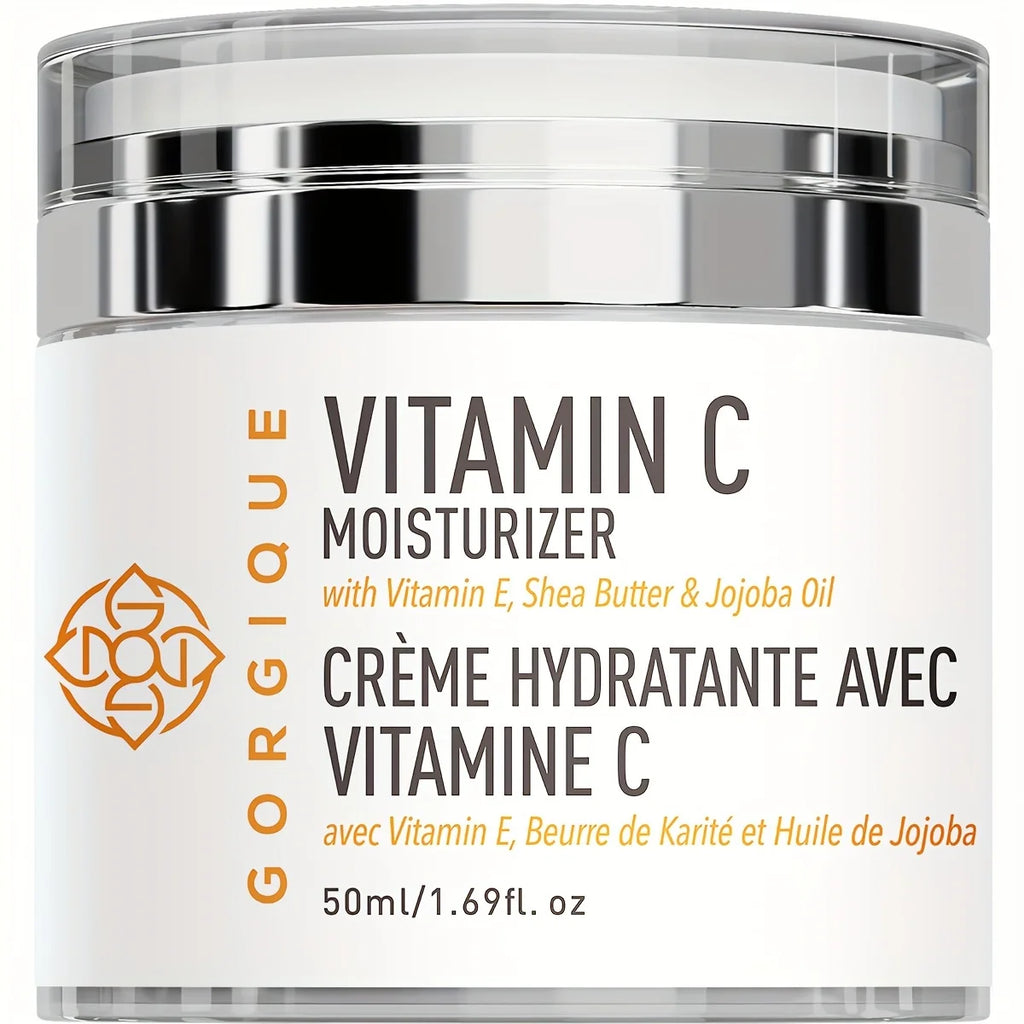 GORGIQUE Vitamin C Face Moisturizer – Brightening Hydrating Cream Vitamin C Face Cream Oasis Select