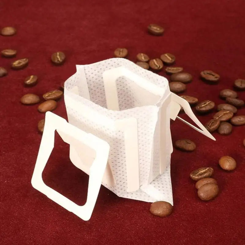 Disposable Hanging Ear Coffee Filters Food Grade Biodegradable 25/50 Pcs Portable for Home Office Travel Camping Oasis Select