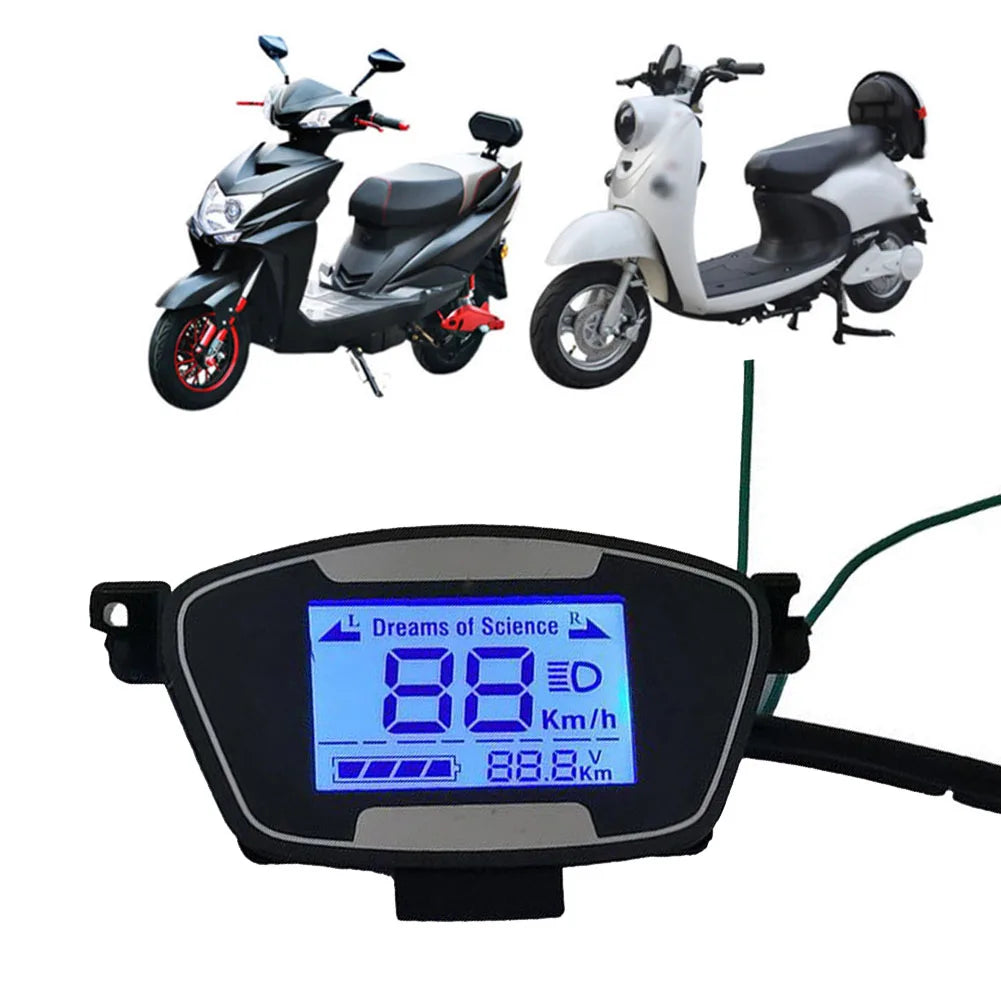 48-72V Ebike Scooter LCD Display Motor Speedmeter Screen For Electric Bike E-Bike Motorcycle Control Panel Display Accessories Oasis Select