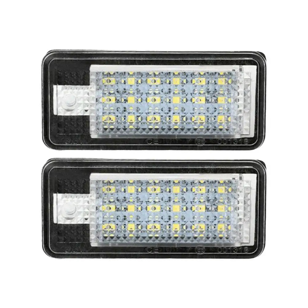 LED License Plate Lights for Audi A3 A4 A6 Q7 – Canbus 2pcs LED License Plate Light Oasis Select 2pcs