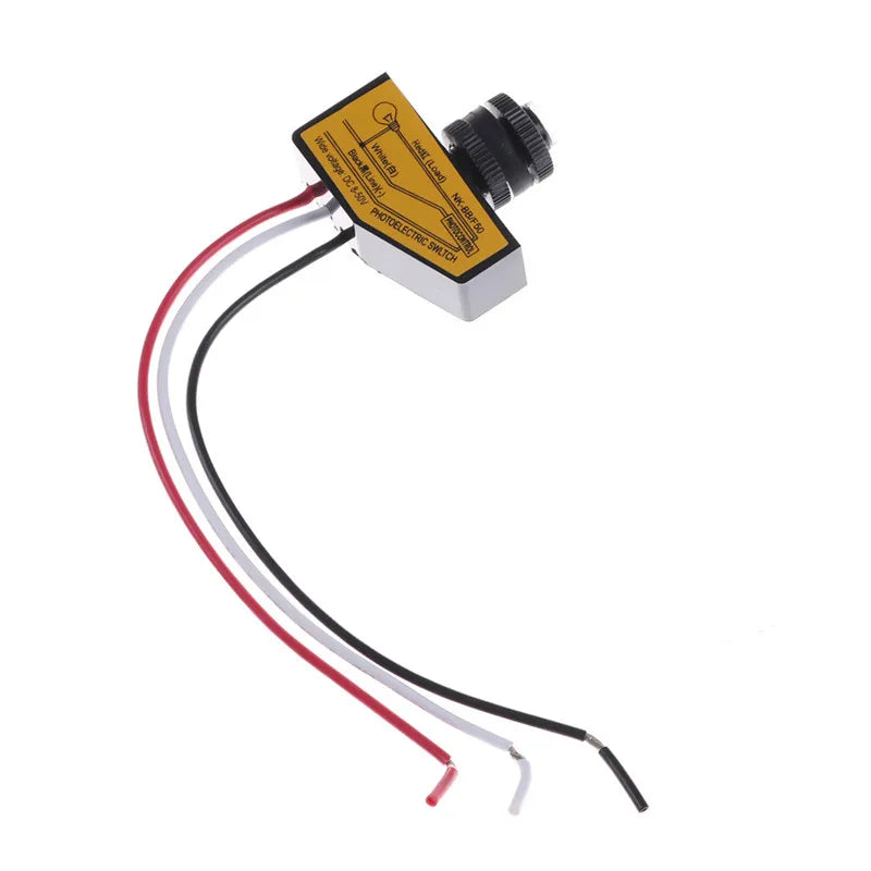 Automatic Light Control Sensor, Photocell Switch, DC12V, 24V, 36V, 48V, Dusk to Dawn Oasis Select
