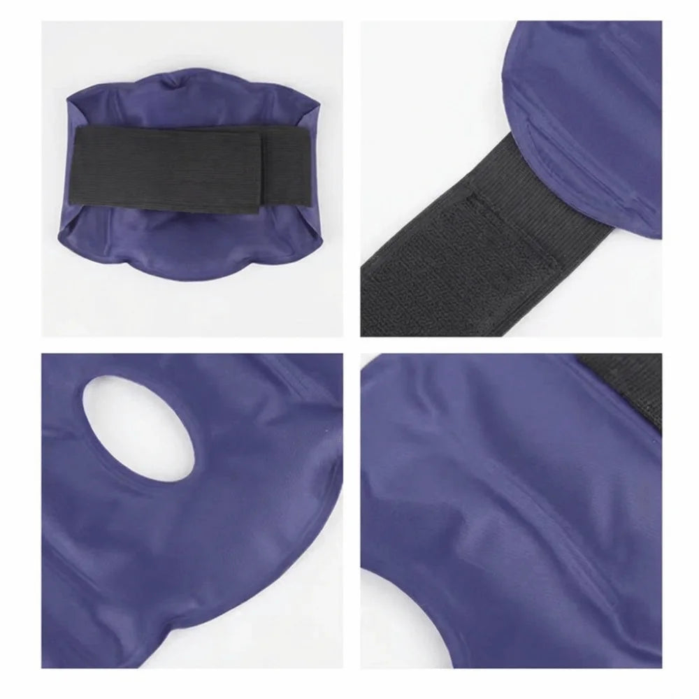 Hot And Cold compress Knee Ice Pack Wrap Adjustable Strap Dual Temperature Gel Knee Pack Nylon Gel Reusable Knee Wrap Oasis Select