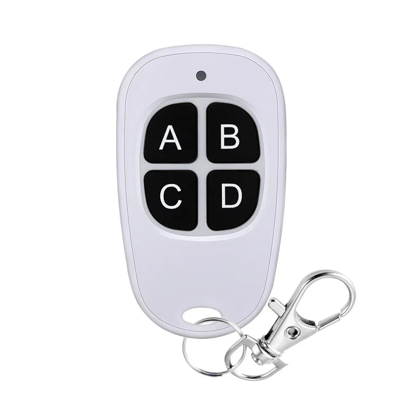 Duplicator 433 Mhz Universal Garage Door Control Remote Control Fixed Learning Code Clone Self-copying Automation For Gates Oasis Select 5PCS white