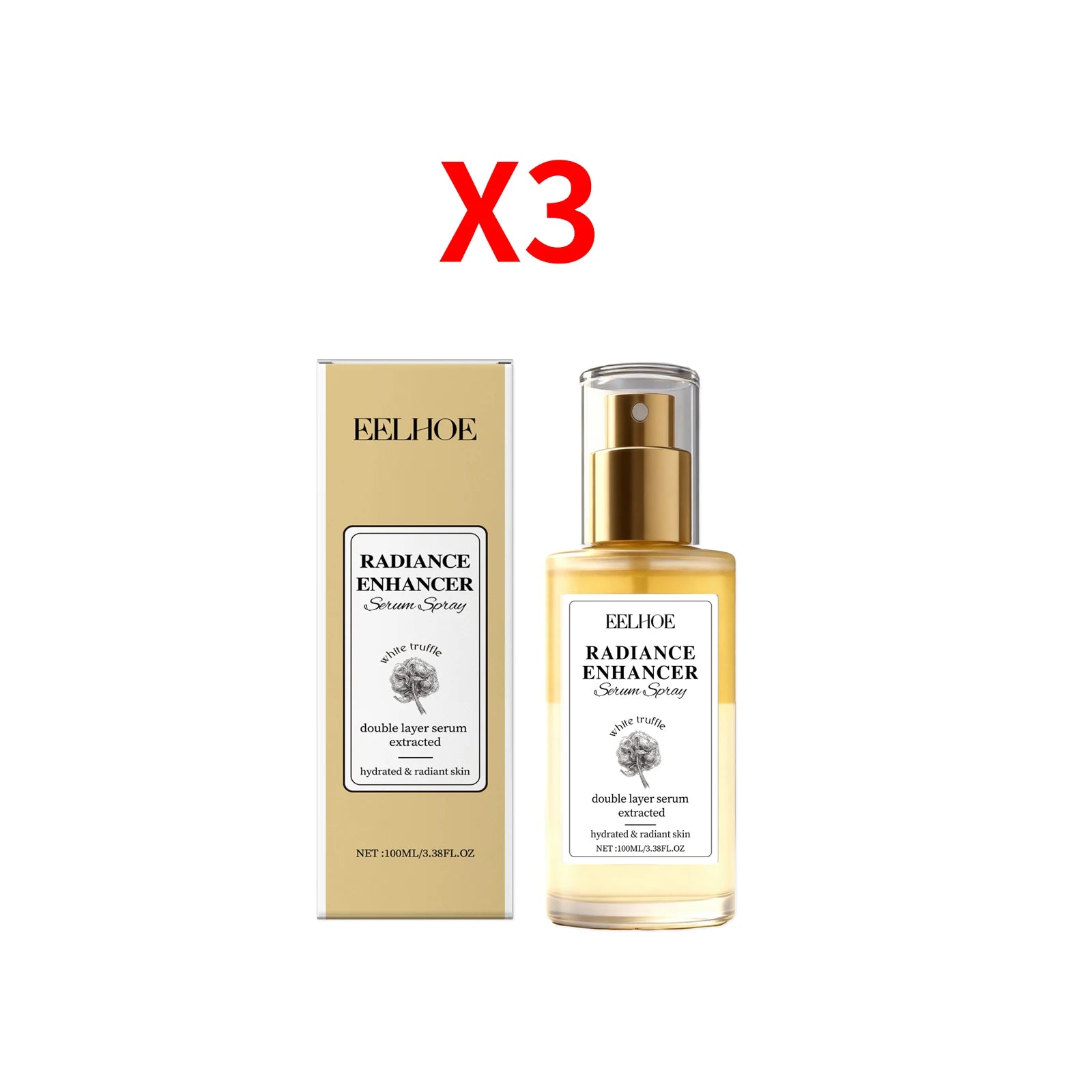 Eelhoe White Truffle Serum Spray – Brightening & Firming Face Serum Spray Oasis Select 3PCS