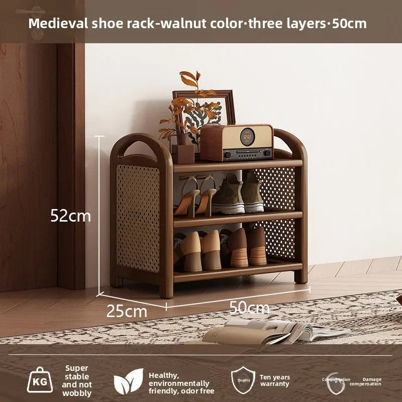 Multi-functional Shoe rack Multi-layer shelf Entry entrance Large capacity shoe storage cabinet Oasis Select 3 layers C