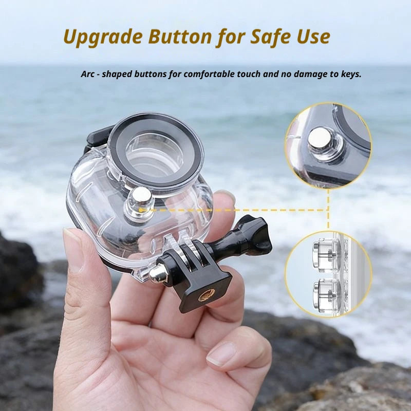 50m Waterproof Dive Case for Insta360 GO Ultra | Protective Shell