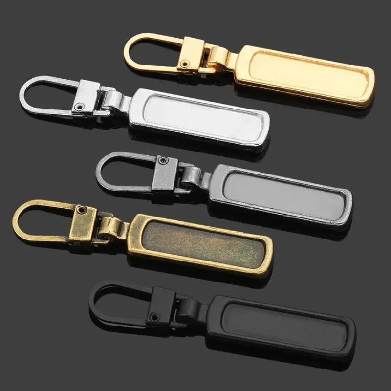 5/25pcs Detachable Metal Zipper Pullers for Zipper Sliders Head Zippers Repair Kits Zipper Pull Tab DIY Sewing Bags Down Jacket Oasis Select