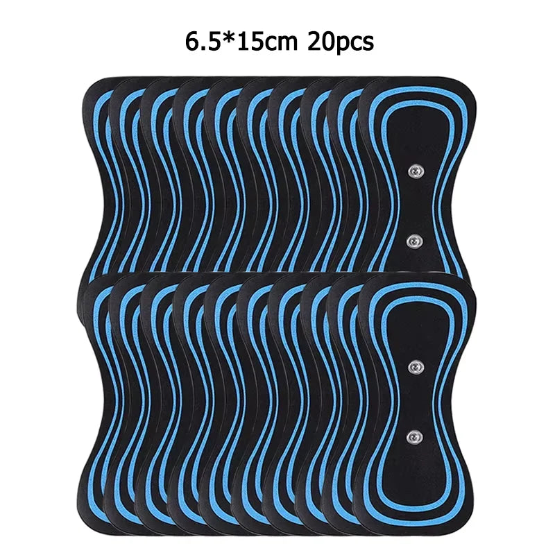 10PCS Portable Mini Electric Neck Back Massager Cervical Massage Patch Stimulator Massage Patch Replacement Patch Oasis Select 20pcs