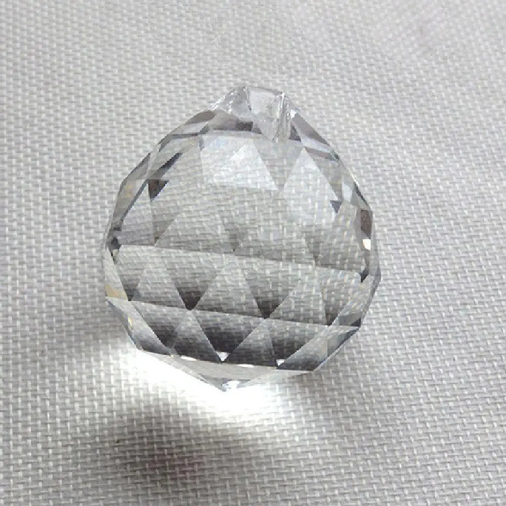 1PCs Crystal Suncatcher 9cm Curtain Pendant Sun Catcher AB Color Rainbow Chaser Glass Prism Outdoor Window Home Garden Decor Oasis Select 2cm ball