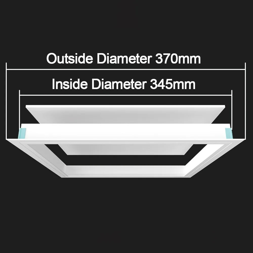 White Hinged Access Panel – Plastic Wall & Ceiling Inspection Hatch
