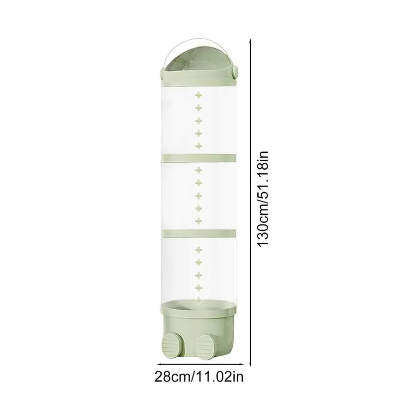 Vertical Toy Storage Tube Kids Plush Doll Clear Storage Tube Stuffed Animal Doll Storage Holder Standing Stackable Soft Toy Oasis Select