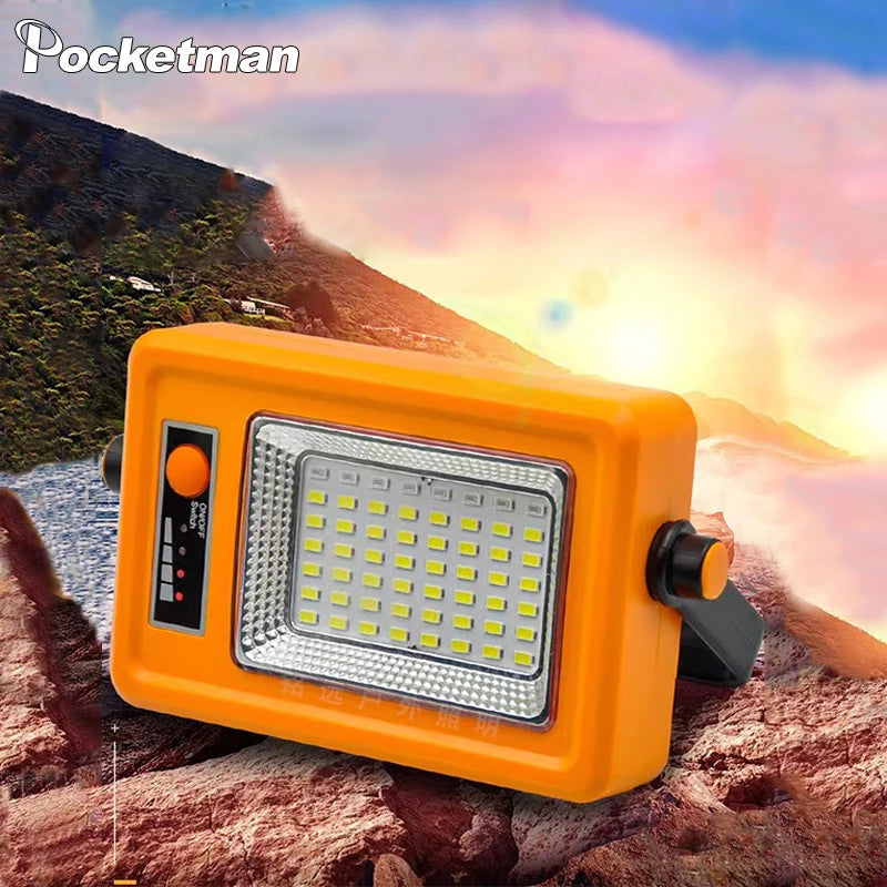 56 LED Solar USB Camping Lantern – Waterproof Portable Work Light