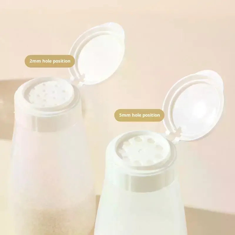 Kitchen Plastic Spice Bottle Barbecue Seasoning Bottle With Lid Salt Pepper Shaker Pepper Shaker Dustproof Mini Seasoning Jar Oasis Select