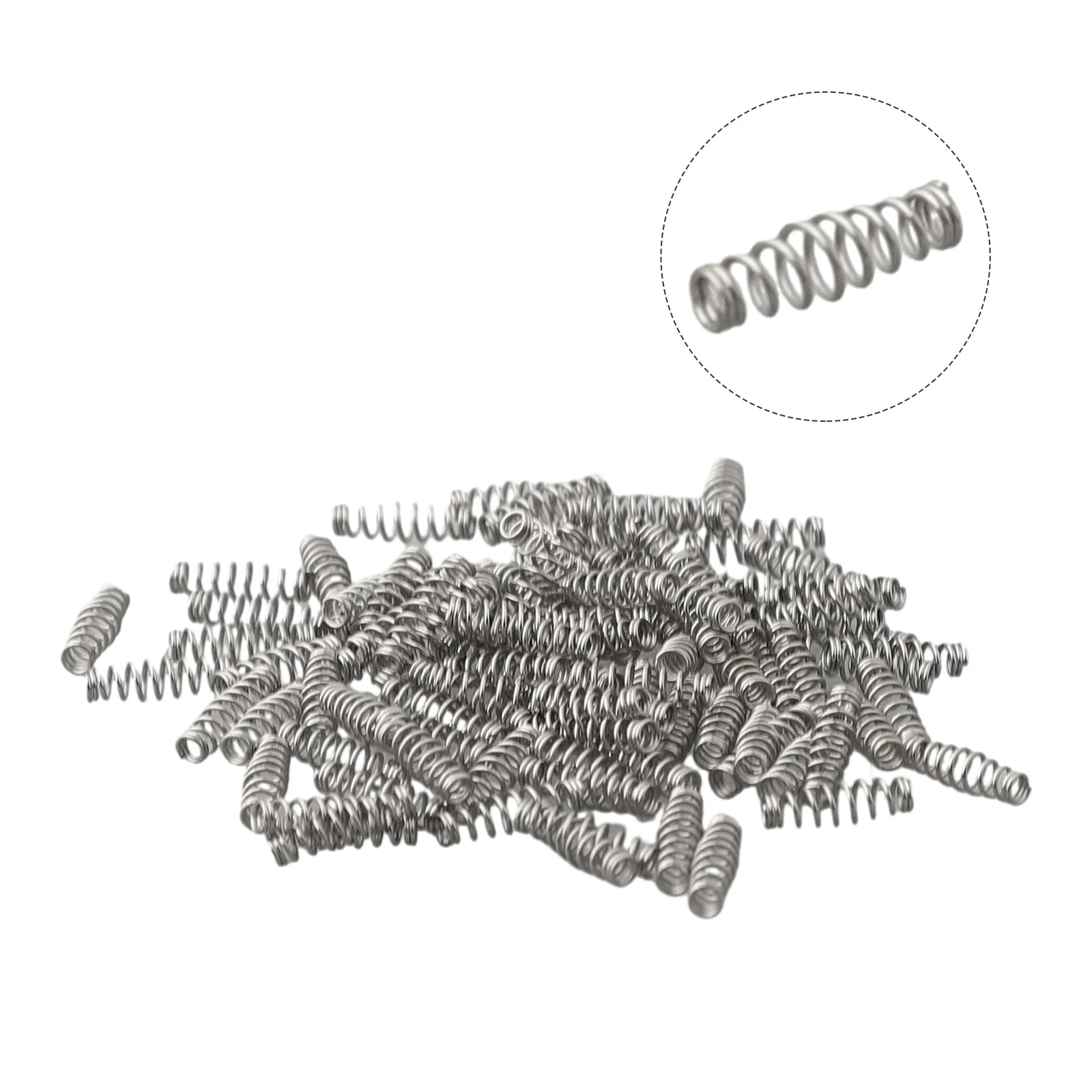 100Pcs Fish Hooks Spring Bait Feeder Lure Trap Fishbait Feeder Tackle Carp Explosion Hooks Jig Fly Fishing Hooks Stainless Steel Oasis Select