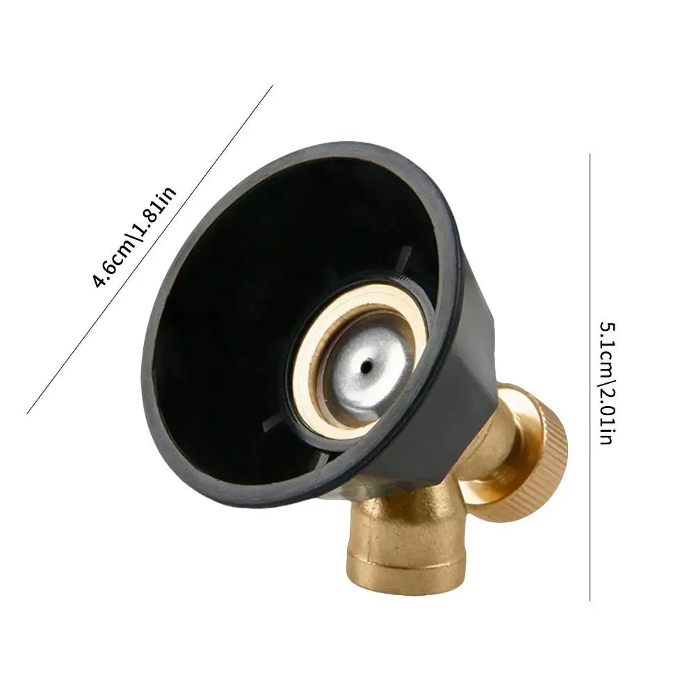 High-Pressure Tornado Vortex Garden Sprayer Nozzle – Adjustable