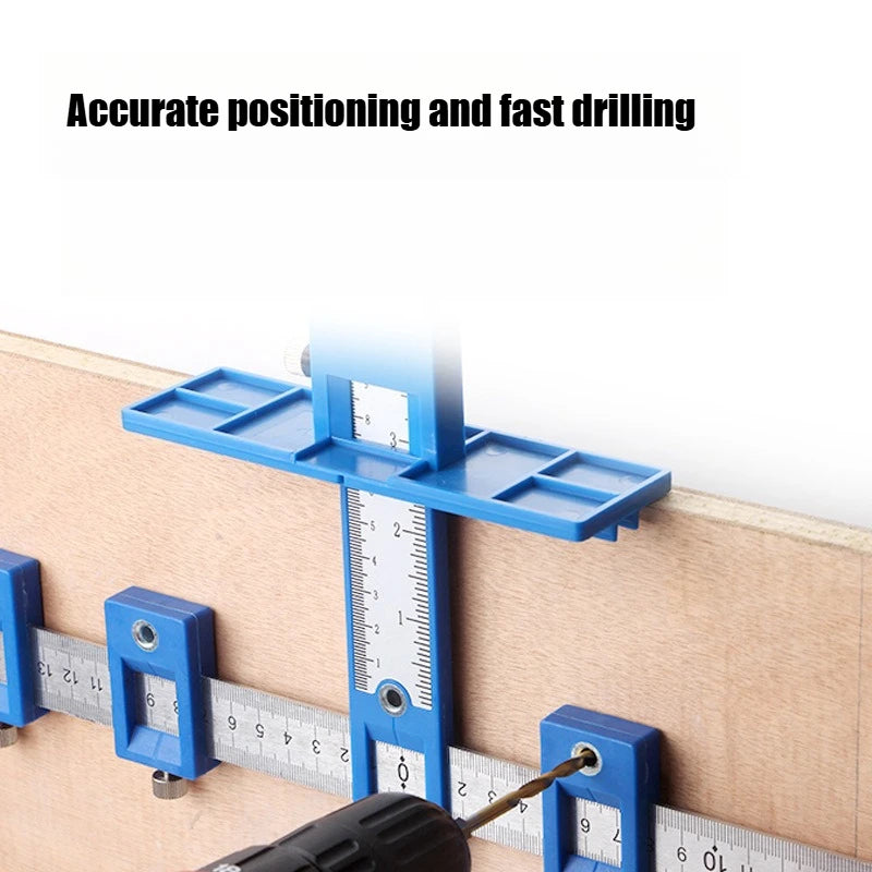 JUSTINLAU 1 Piece Woodworking Handle Drilling Locator Handle Locator Auxiliary Tool Cabinet Door Puncher Opener Positioning Oasis Select