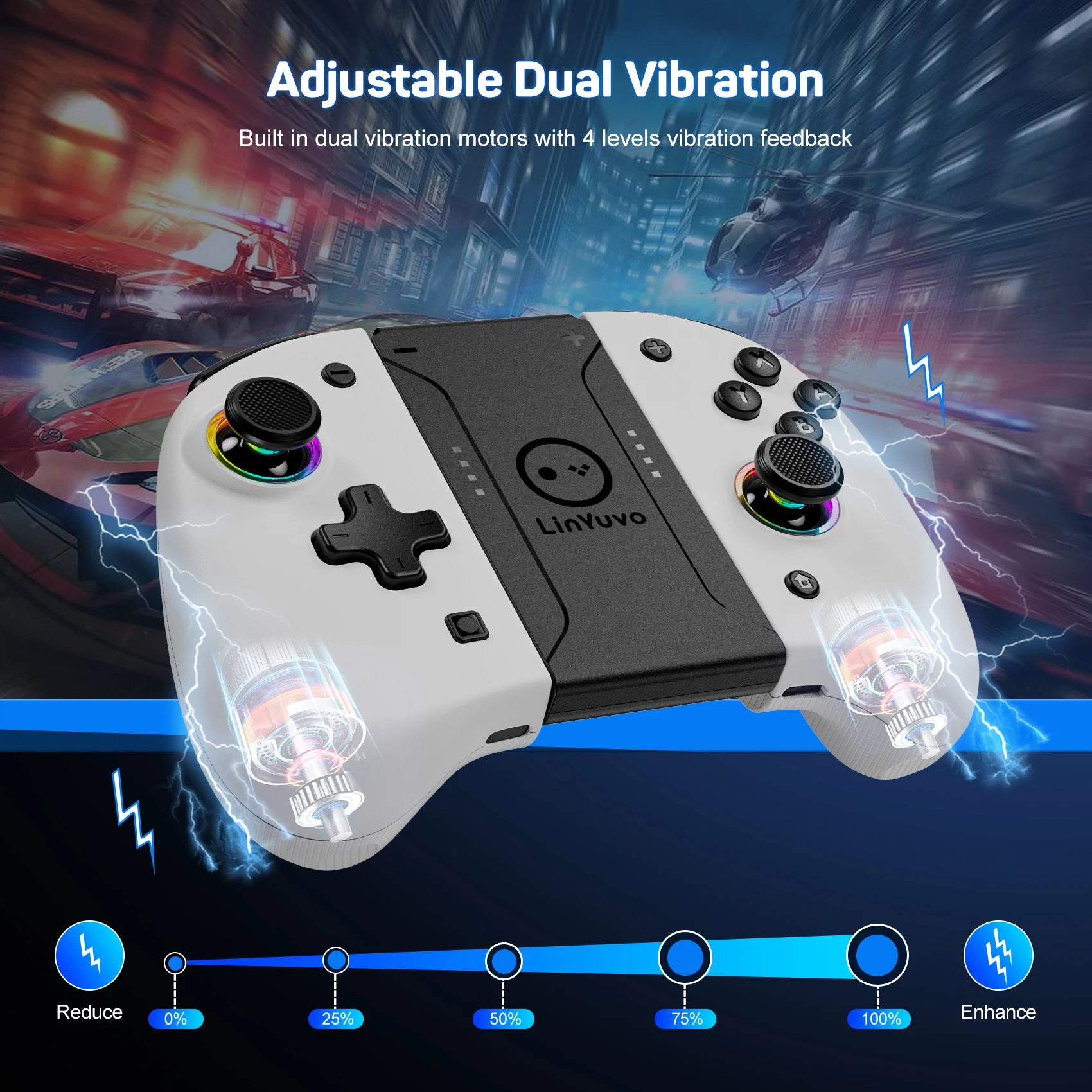 AyeBeau Nintendo Switch Wireless Controller – Hall Effect Gamepad