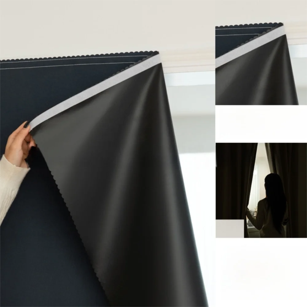 Self-Adhesive Blackout Curtains | No-Drill Privacy Panel