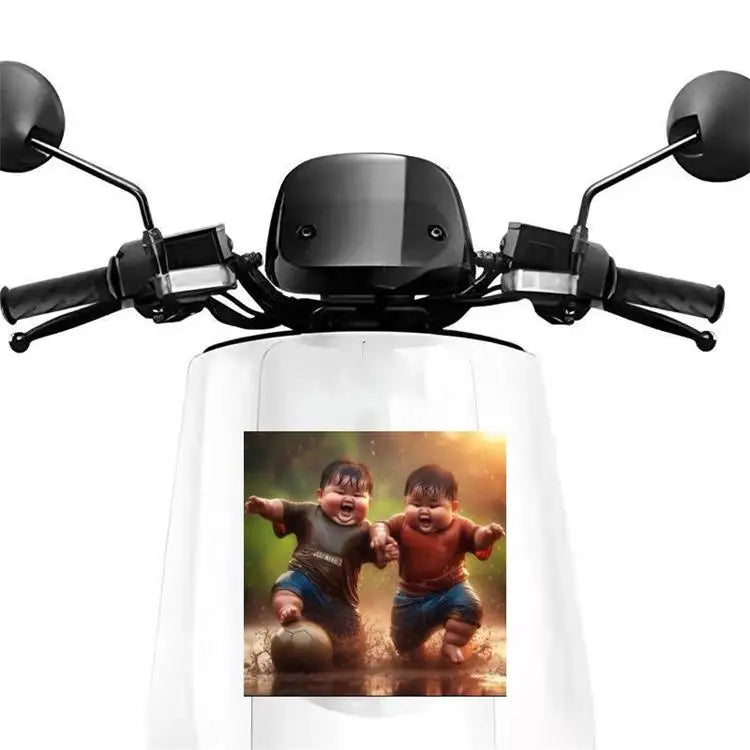 Mud Kickball Baby Sticker Wall Decoration Personality Creative Cute Man Treasure Sticker Electric Car Waterproof Sticker Oasis Select