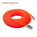 Heavy-Duty Pneumatic Straight Pipe Air Compressor Hose with Quick Connector – Ideal for Tools, Garden Gear & More Oasis Select RED 5M