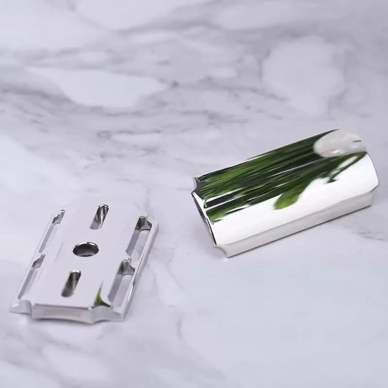 2026 New Arrival！Yaqi 316 Stainless Steel Polished Safety Razor Head for Men Durable Grooming Essential for Refined Lifestyle ﻿ Oasis Select