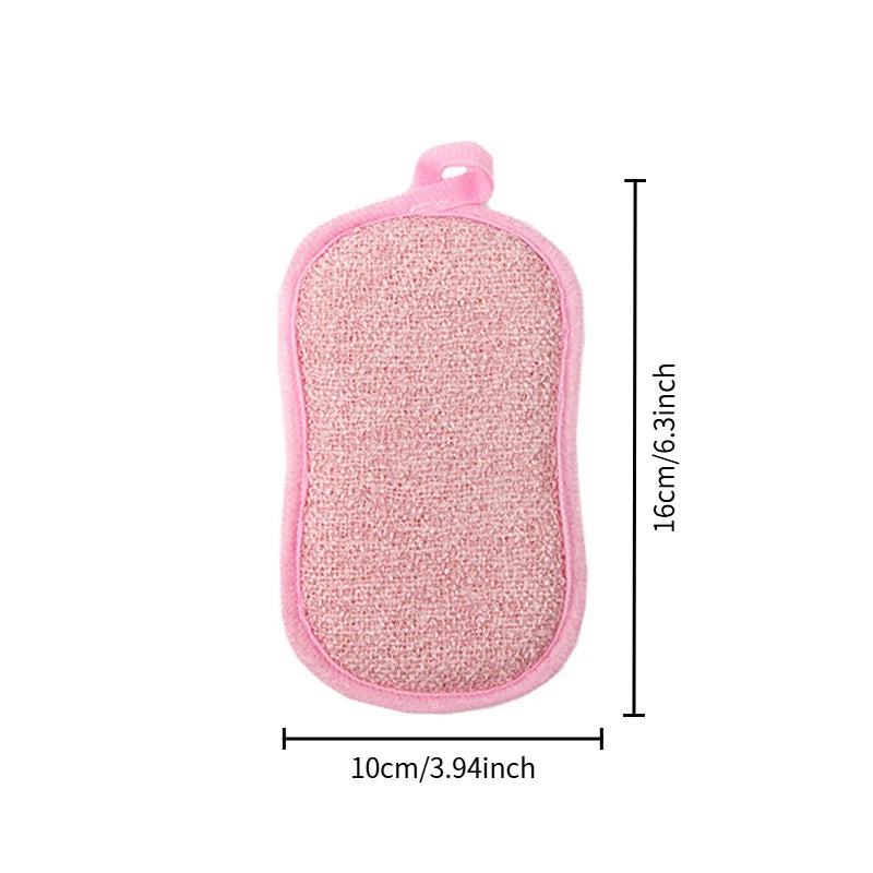 5pcs Multi-Functional Sponge Wipes - Washable & Reusable Kitchen & Bathroom Cleaning Brushg Tools, Dishwashing Accessories Oasis Select