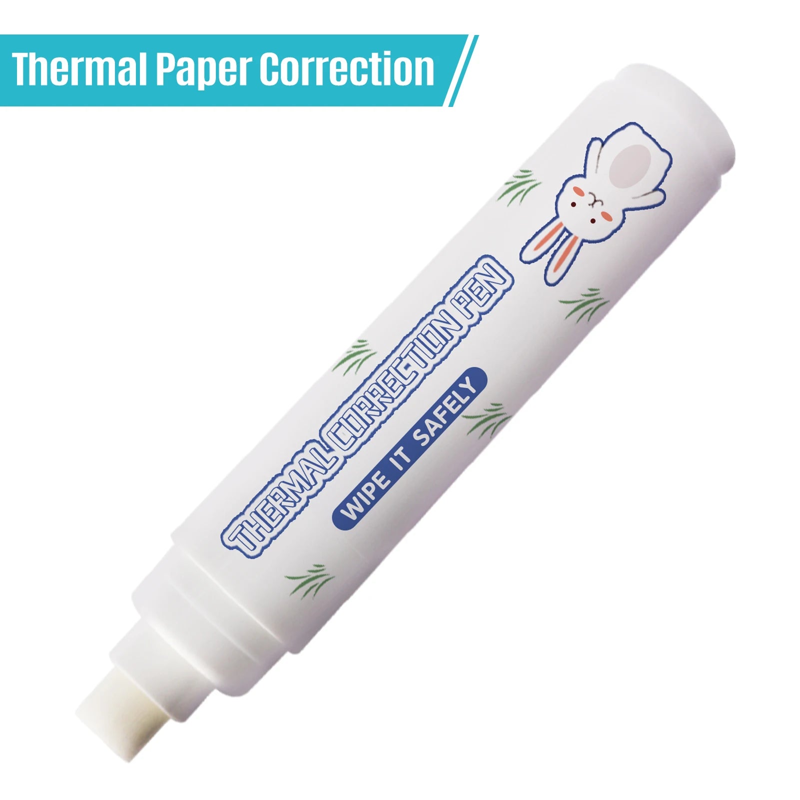 Thermal Paper Correction White Out Liquid Pen Parcel Express Tool for Thermal Label Shopping Bill Data Eraser Privacy Protection Oasis Select Default Title