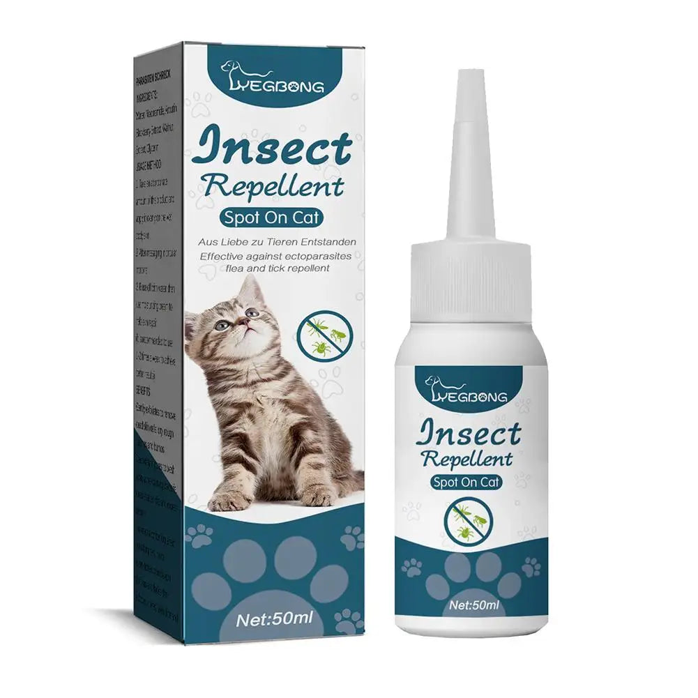 50ml Flea & Tick Treatment Drops for Cats & Dogs