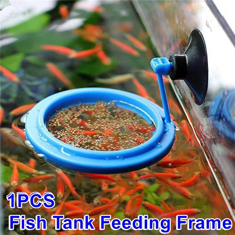 Aquarium Suction Cup Feeder Fish Tank Ring Feeder Fish Tank Station Floating Food Tray Feeder Fish Tank Accessory aquarium Oasis Select