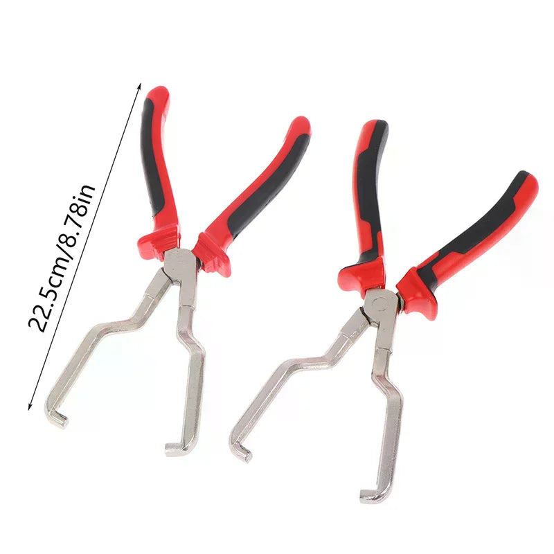 4Pcs Hose Clamp Pliers Car Oil Pipe Separation Pliers Filter Clamp Pliers Professional Auto Repair Tools Labor-Saving Design Oasis Select
