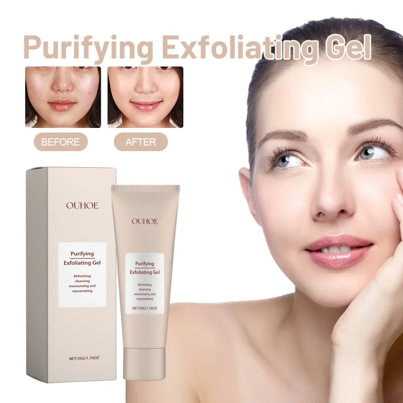 Exfoliating Gel Scrub Remove Dead Skin Deep Clean Face & Body Unclog Pores Gentle Cleansing Exfoliator Daily Skin Care Jelly Oasis Select Default Title