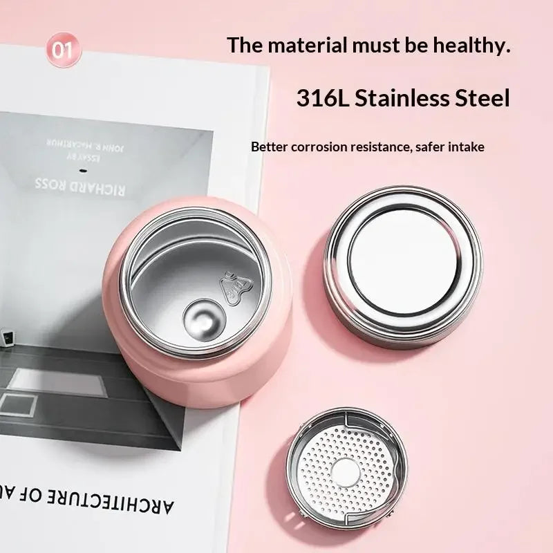 230ml Mini Stainless Steel 316 Thermos Mug Fashion Portable Pocket Vacuum Flask Coffee Tea Thermal Water Bottle Tumbler Oasis Select