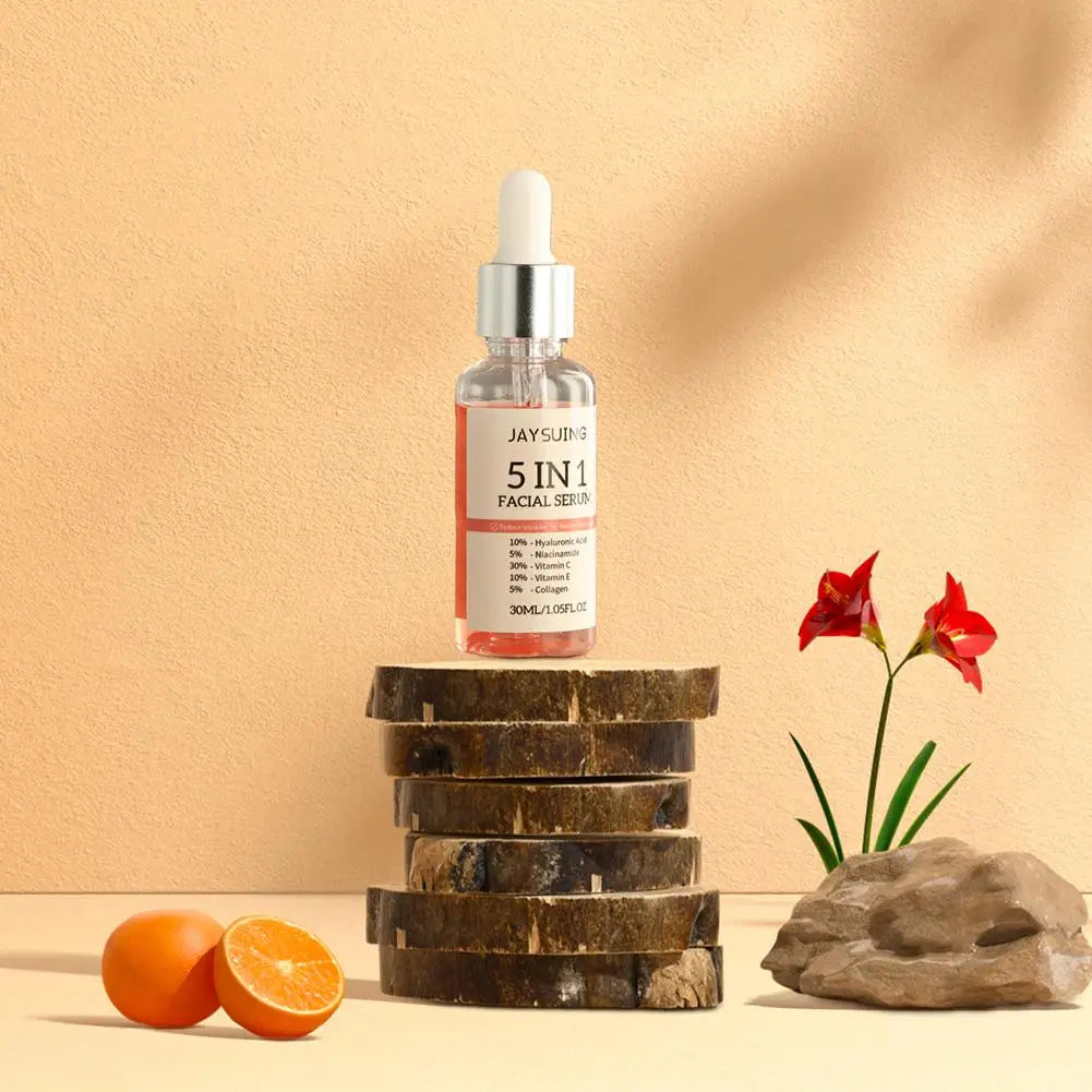 5-in-1 Vitamin C & Hyaluronic Acid Face Serum 30ml Face Serum Oasis Select